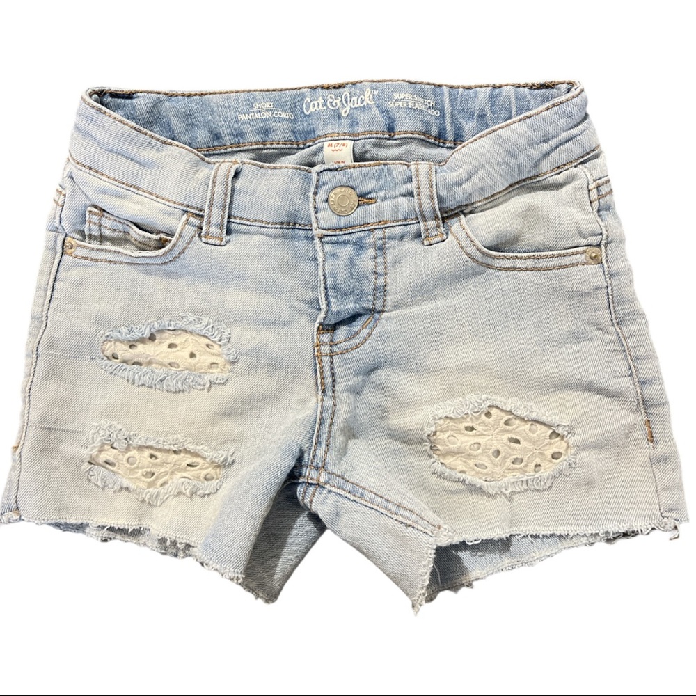 Girls Denim Shorts 7